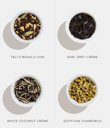 Classic Collection Sampler included teas graphic – Art of Tea