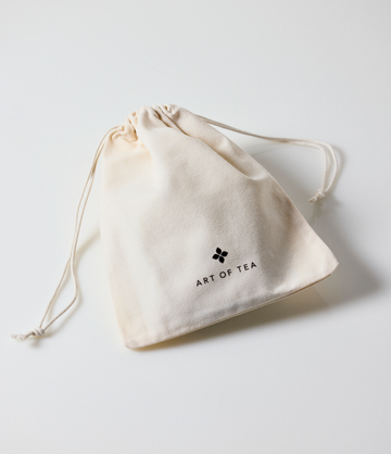 Muslin bag alternate view – Art of Tea