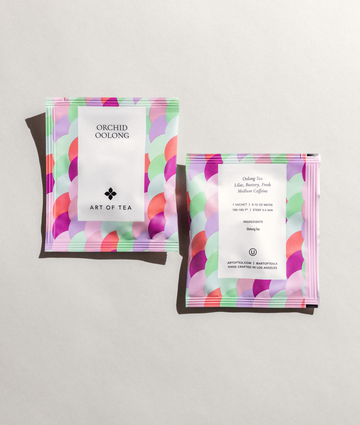 Orchid Oolong eco pyramid teabag sachets – Art of Tea